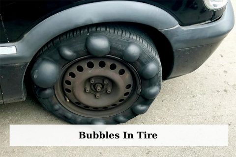 tire bump bubble explode
