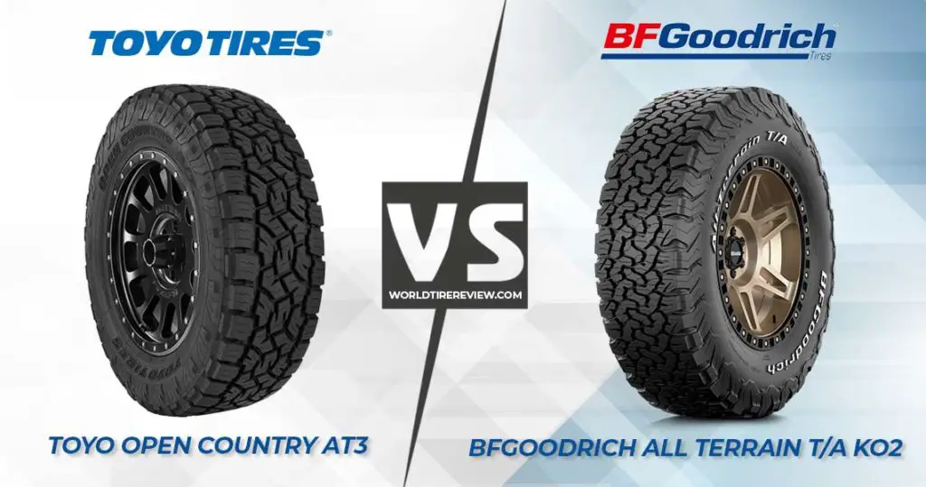 Toyo Open Country AT3 vs BFGoodrich KO2
