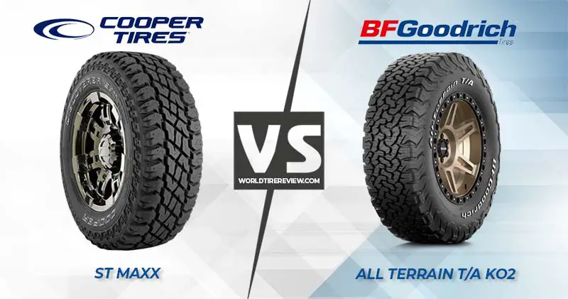Cooper ST Maxx vs BFGoodrich All Terrain T/A KO2 In 2022
