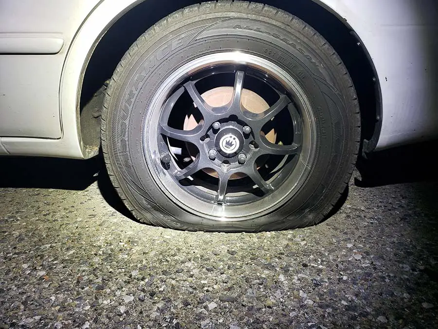 How To Prevent A Flat Tire At Night