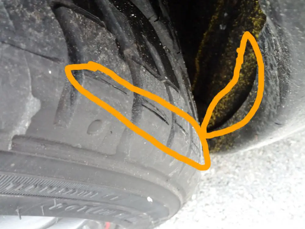Signs Of Tire Rubbing