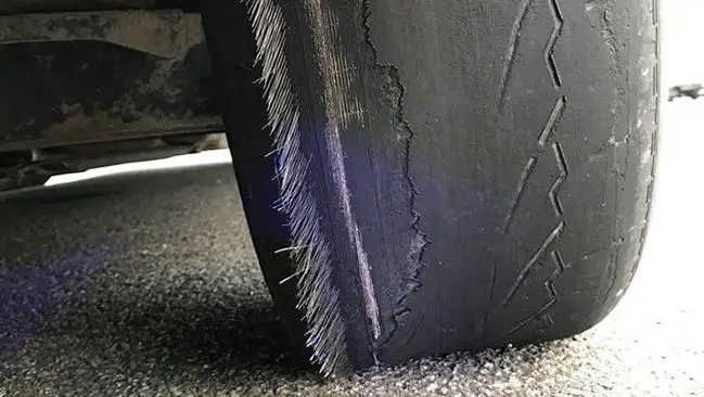 What Can You Do With Wire Showing On Tire